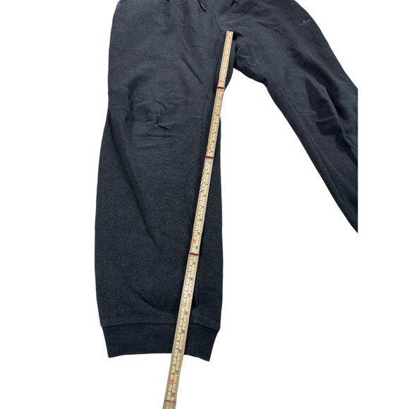 Adidas Mens Black/Grey XL Sweatpants With Drawstring Waist & Elastic Cuffs - Picture 9 of 13